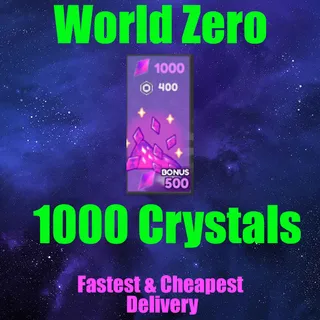 World Zero - 1000 Crystals
