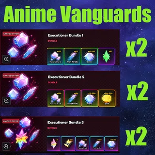 Anime Vanguards Executioner Bundle(1-2-3) x2