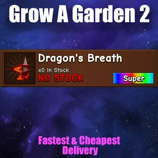 grow a garden 2 Dragon's Breath x10