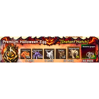 Ride A Pet 100 PREMIUM HALLOWEEN EGG