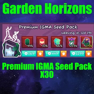 Garden Horizons Premium IGMA Seed Pack X30