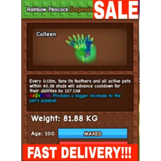 TITANIC RAINBOW PEACOCK 15s CD