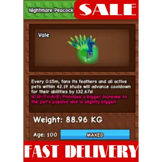 TITANIC NIGHTMARE PEACOCK 15s CD