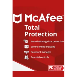 McAfee Total Protection (2024) 3 Devices 1 Year McAfee Key GLOBAL