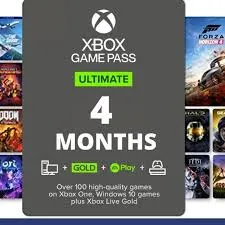 Xbox Game Pass Ultimate – 3 + 1 Months Subscription  Key GLOBAL