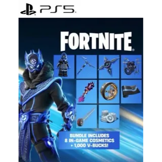 Fortnite Cobalt Star Bundle + 1000 V-Bucks (PS5) PSN Key USA