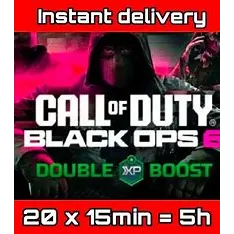 Call of Duty: Black Ops 6 - 5 Hours Double XP + 5 Hours Weapon XP (DLC) (PS4/PS5/XBOX ONE/XBOX SERIES X/PC)