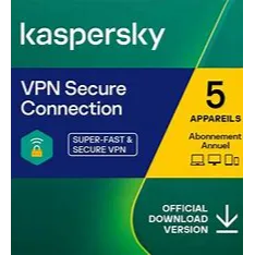 Kaspersky VPN Secure Connection (PC, Android, Mac, iOS) 5 Devices, 1 Year - Kaspersky Key - GLOBAL