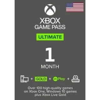 Xbox Game Pass Ultimate 1 Month United States Non-Stackable 