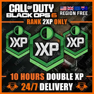 Call of Duty: Black Ops 6 - 10 Hours Double XP + 10 Hours Weapon XP