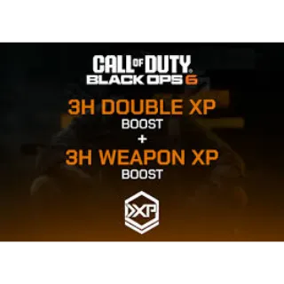 Call of Duty: Black Ops 6 - 3 Hour Double XP + 3 Hour Weapon XP (DLC) (PS4/PS5/XBOX ONE/XBOX SERIES X/PC)