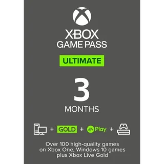 Xbox Game Pass Ultimate – 3 Month Subscription (Xbox One/ Windows 10) Xbox Live Key ARGENTINA