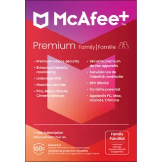 McAfee Total Protection (2024) 3 Devices 1 Year McAfee Key GLOBAL