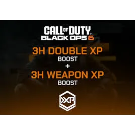 Call of Duty: Black Ops 6 - 3 Hour Double XP + 3 Hour Weapon XP (DLC) (PS4/PS5/XBOX ONE/XBOX SERIES X/PC)