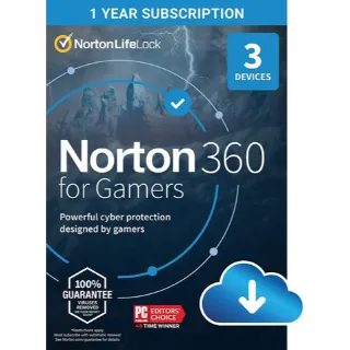 Antivírus Norton 360 for Gamers 50GB - 3 Devices 1 Year - Norton Key EUROPE