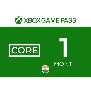 Xbox Game Pass Core 1 months Key INDIA