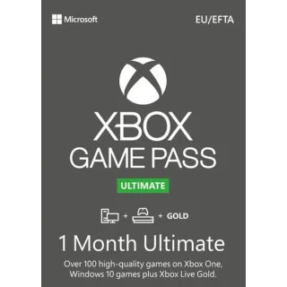 Xbox Game Pass Ultimate – 1 Month Subscription (Xbox/Windows) Non-stackable Key UNITED STATES