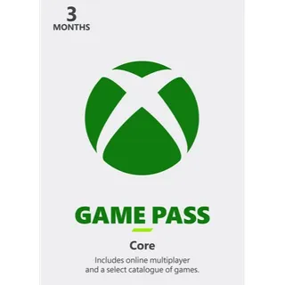 Xbox Game Pass Core 3 month Key GLOBAL