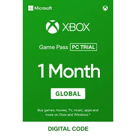 Xbox Game Pass PC  1-month Global  Only for new account