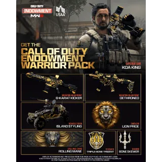 Call of Duty Endowment (C.O.D.E.) - Warrior Pack (DLC) Official Website Key UNITED STATES