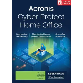 Acronis Cyber Protect Home Office Advanced 50 GB Cloud Storage 1 Device 1 Year Acronis Key GLOBAL