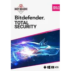 Bitdefender Total Security (PC, Android, Mac, iOS) (5 Devices, 3 Months) - Bitdefender Key - GLOBAL