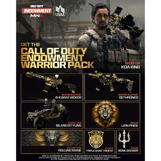 Call of Duty Endowment (C.O.D.E.) - Warrior Pack (DLC) Official Website Key UNITED STATES