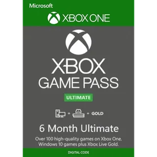 Xbox Game Pass Ultimate 6 Months CD Key