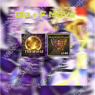 Sailor Piece │ Dio + F move + 140 Dominion Brand