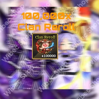 Sailor Piece │ 100,000 Clan Reroll