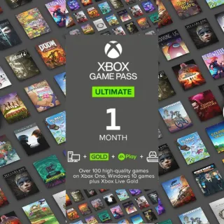 XBOX GAME PASS ULTIMATE 1 MONTH ((NON-STACKABLE)) [USA] [𝐀𝐔𝐓𝐎 𝐃𝐄𝐋𝐈𝐕𝐄𝐑𝐘]