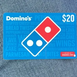 Dominos gift card $20
