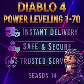 Diablo 4 Season 14 - Power Leveling 1-70
