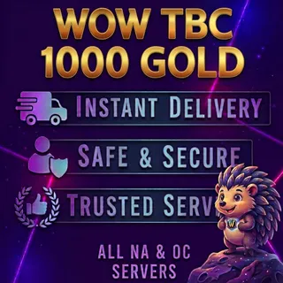 WoW TBC NA & OC Anniversary ANY SERVER 2000 GOLD