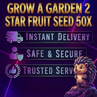 Grow a Garden 2 - Star Fruit Seed 50x