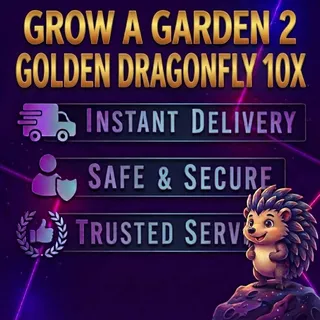 Grow a Garden 2 - Golden Dragonfly 10x