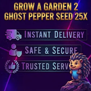 Grow a Garden 2 - Ghost Pepper Seed 25x