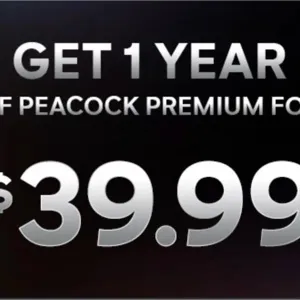     Peacock Premium 12 Months – Official Code – Instant Delivery