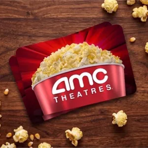 $50.00 AMC Theatres Gift Card.