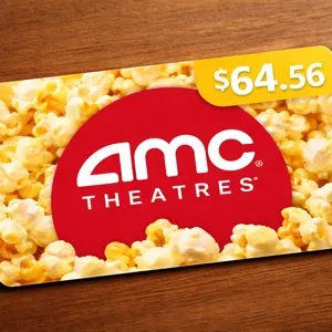 $64.56 AMC Theatres Gift Card.