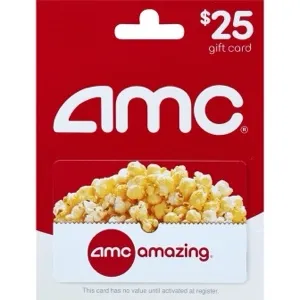 $25.00 AMC Theatres Gift Card