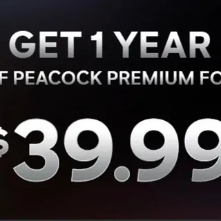 PEACOCK PREMIUM CODE (12 MONTHS WARRANTY)
