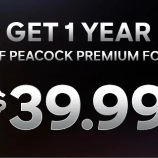 PEACOCK PREMIUM CODE (12 MONTHS WARRANTY)