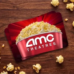 $20.00 AMC Theatres Gift Card.