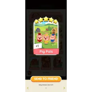  Pig Pals Monopoly Go!