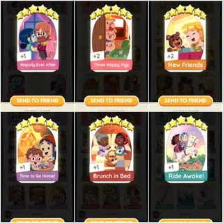 [CHEAP CLEARENCE] Monopoly Go! 6⭐ Stickers