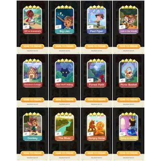 [CHEAP CLEARENCE] Monopoly Go! 4⭐ Stickers