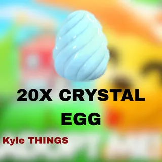 20x CRYSTAL EGG adopt me