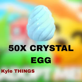50x CRYSTAL EGG adopt me