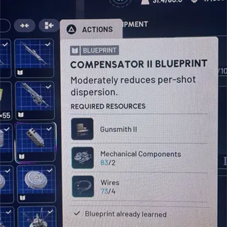 COMPENSATOR II BLUEPRINT